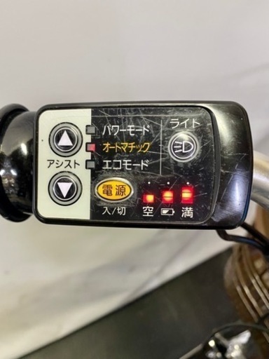 関東全域送料無料 保証付き バッテリー2本付き 電動自転車 ブリヂストン アシスタ 26インチ 6.6ah