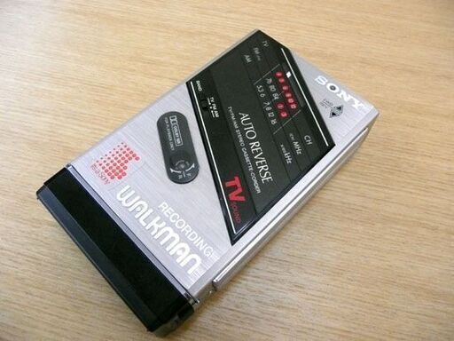 SONY TV/FM/AMステレオカセットコーダー WM-F202 説明書付き レコーダー ウォークマン ソニー ラジオ再生OK ジャ