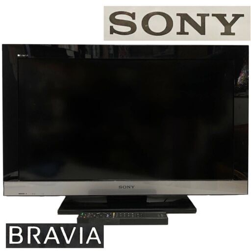 FG6/37　初期化済み SONY BRAVIA 液晶 デジタル テレビ KDL-32EX300 2010年製 32V型 ブラビア B-CASカード リモコン付 中古 動作保証