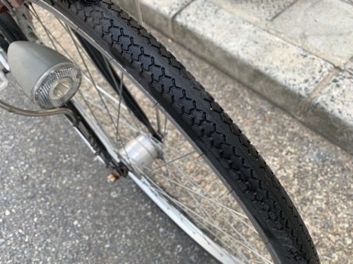 ?? ママチャリ　２７インチ　3変速　カギと自動ライト　付き　いい自転車です　黒