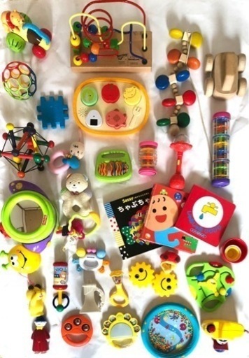 【中古】ブランド有！0歳知育おもちゃ約30点以上セット