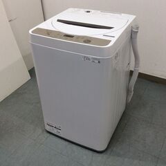 （6/4受渡済）JT4404【SHARP/シャープ 6.0㎏洗濯機】美品 2020年製 ES-GE6E 家電 洗濯 簡易乾燥付