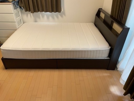 ダブルベッドセット　美品　ニトリ