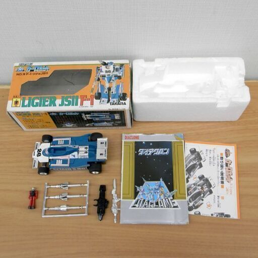 訳アリ品 当時物 タカラ ダイアクロン カーロボット No.16 F-1・リジェJS11 TAKARA 1980年 札幌 西区 西野