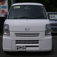 (ID4285)軽バン専門店在庫100台　２７万円　マツダ　スクラムバン 4WD　車検２年付　平成２６年式　諸経費込３３０,０００円の画像