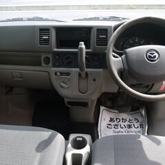 (ID4285)軽バン専門店在庫100台　２７万円　マツダ　スクラムバン 4WD　車検２年付　平成２６年式　諸経費込３３０,０００円の画像