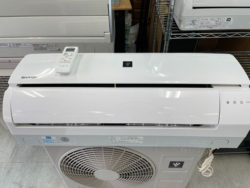 シャープ2.2K冷暖房エアコン2018年製　（6～8畳）プラズマイオン標準取り付け工事込み！！