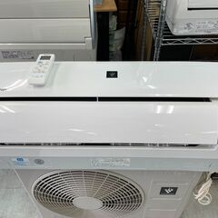 シャープ2.2K冷暖房エアコン2018年製　（6～8畳）プラズマイオン標準取り付け工事込み！！