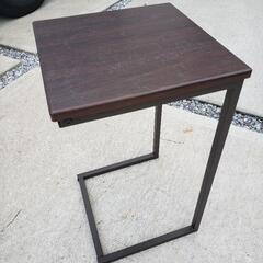 ソファサイドテーブル サイドテーブル ダークブラウンの画像