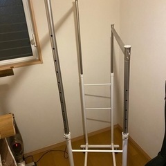 二段ハンガーラック