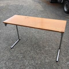 会議机！塾で使用されていた長い机　W120cm×D45cm×H7...