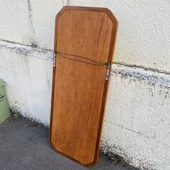 全身鏡 姿見鏡 スタンドミラー 木製枠 アンティークの画像