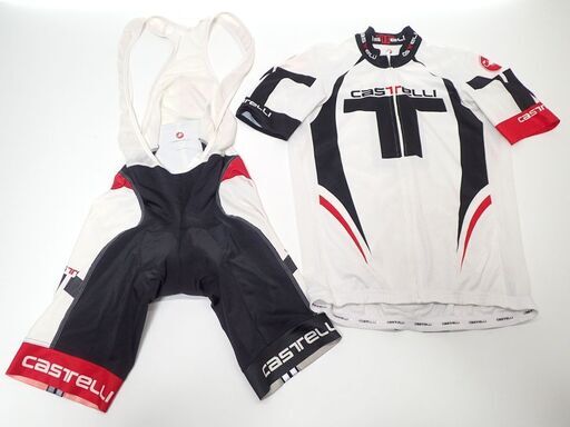CC612 カステリ サイクルジャージ 半袖 上下 ビブショーツ CASTELLI