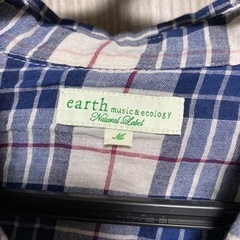 チェックシャツ ネルシャツ　アースミュージック&エコロジーの画像