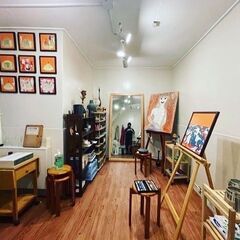 【アトリエ】月額４万円内・天高２．５ｍ・白壁・フローリング床