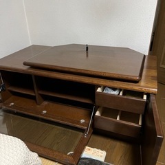 ターンテーブル付きテレビ台差し上げますの画像