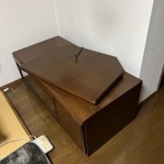ターンテーブル付きテレビ台差し上げますの画像