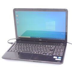 中古良品 15.6型 赤 ノートパソコン NEC PC-LS150CS6B Celeron 4GB 500GB DVDマルチ 無線 Wi-Fi有 Windows10 Office 即使用可