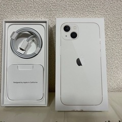 iphone13の箱と純正ケーブル