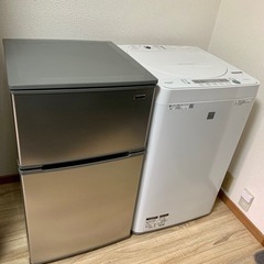 2 新生活 家電セット 2点 冷蔵庫洗濯機　2019年製 配送設置無料地域あり！