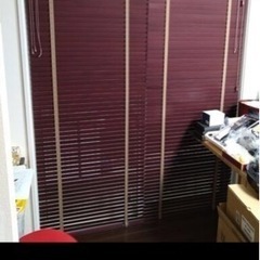 木製ブラインド　横159cm X 高200cm