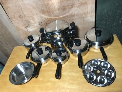 鍋 アムウェイ クィーンクックウェア 21ピースセット