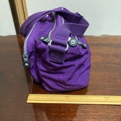 中古キプリングショルダーバッグ(紫)の画像