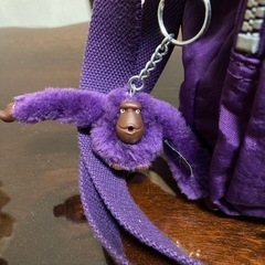 中古キプリングショルダーバッグ(紫)の画像