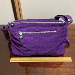 中古キプリングショルダーバッグ(紫)の画像