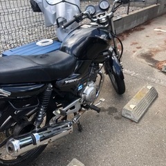 ybr125 黒　レストアベースの画像