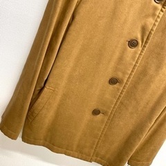 ストレートジャケットブルゾン　M〜L ライトブラウン　秋冬　長袖　茶　中国11号の画像