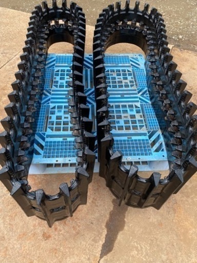 コンバインゴムクローラー中古2本セット400X90X43
