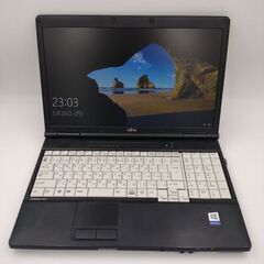 富士通 第3世代Core i7搭載 メモリ8G 高速SSD240G CD/DVD読み書き Wifi対応