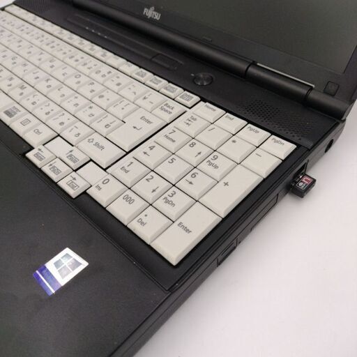 富士通　第3世代Core i7搭載 メモリ8G　高速SSD240G　CD/DVD読み書き Wifi対応　15.6インチ　#15017A