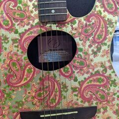 値下げー　★レア！Fender エレアコ 「TELECOUSTIC Pink Paisley 」ピンクペイズリー (ソフトケースと付属品付き)の画像