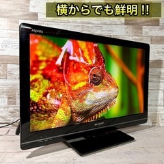 【すぐ見れる‼️】SHARP AQUOS 薄型テレビ 24型✨ フルHD🌟 PC入力可能⭕️ 配送＆取付け無料🚛の画像