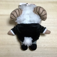 【大幅値引き中】ひつじのしつじくん マスコットぬいぐるみ キーホルダー 羊 ドコモの画像