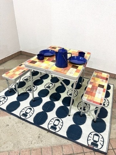 コールマン テーブルチェアーセット