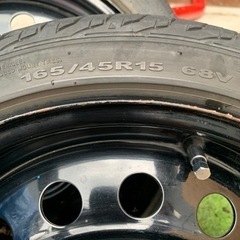 《お取引中》鉄ホイール　5.5J  165/45R15 4本の画像