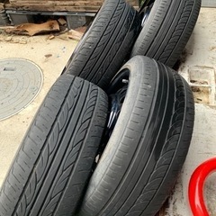 《お取引中》鉄ホイール　5.5J  165/45R15 4本の画像