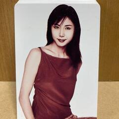 松嶋菜々子のトランプと反町隆史の時計付きフォトスタンドの画像