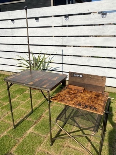 商談中　キャンプ　キッチンテーブル