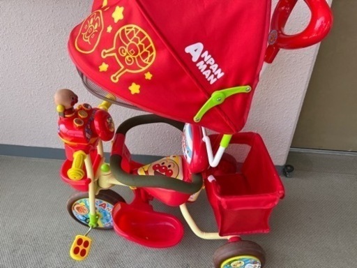 アンパンマン三輪車　アンパンマンデラックスII