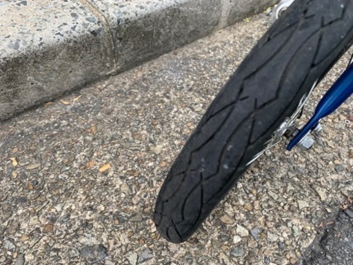 ✔️✔️DAHON GEMINI 折りたたみ　１４インチ　フレーム　アルミ　青　軽い　やすい