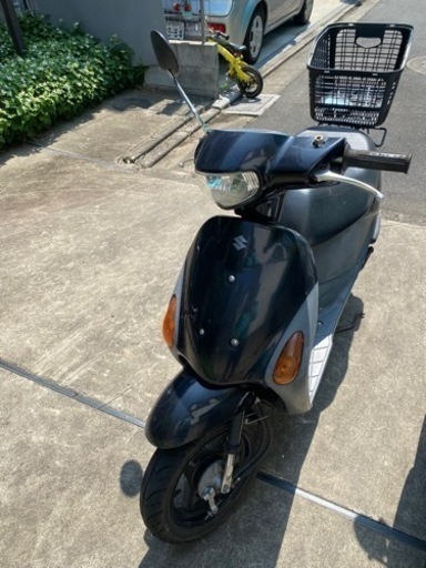 原付　スズキ　レッツ4