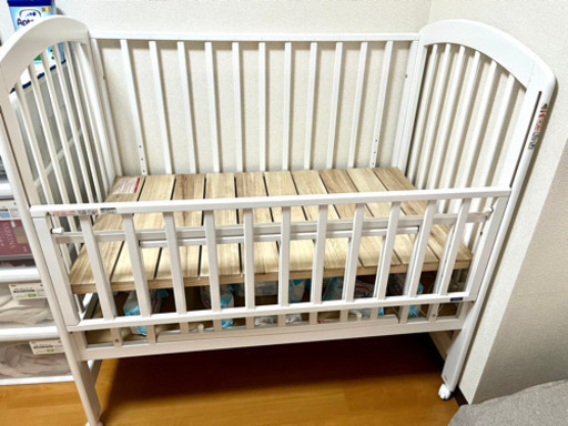KATOJI ベビーベッド　ハイタイプ　スノコ床板