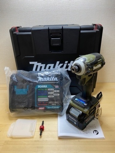 中古 マキタ　TD001G 40V インパクト　オリブ　セット