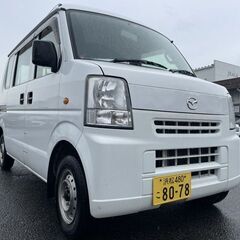 (ID4288)軽バン専門店在庫100台　２７万円　マツダ　スク...