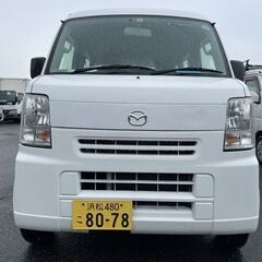 (ID4288)軽バン専門店在庫100台　２７万円　マツダ　スクラムバン　車検付　平成２５年式　諸経費込３２０,０００円の画像