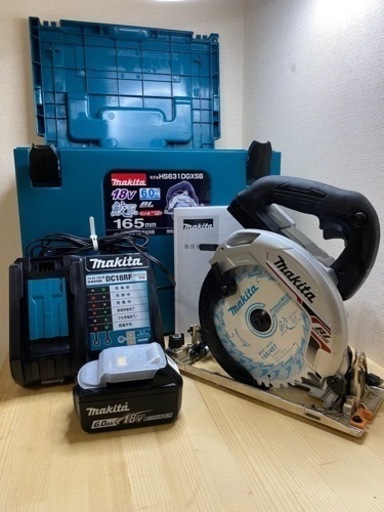 中古　マキタ　HS631D 18V 充電式マルノコ　黒